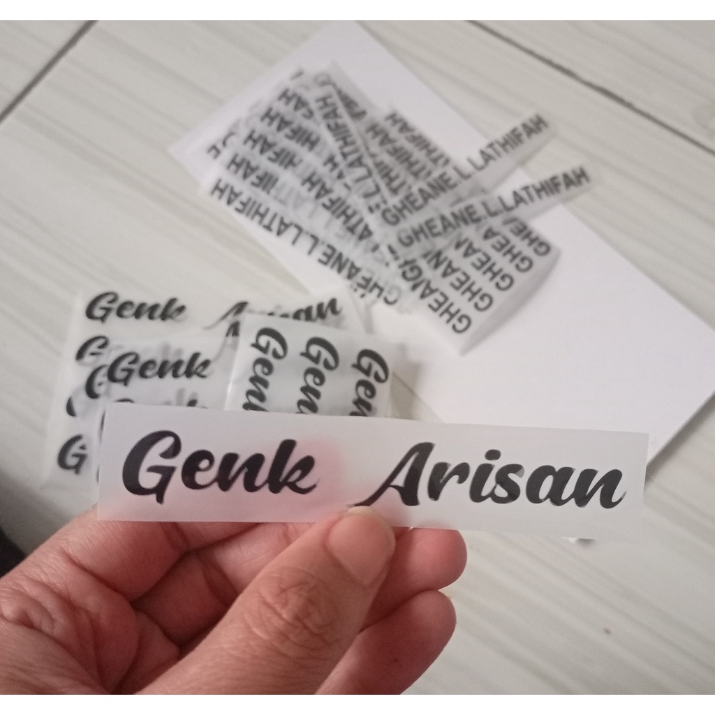 

STICKER STIKER SABLON KAOS SETRIKA