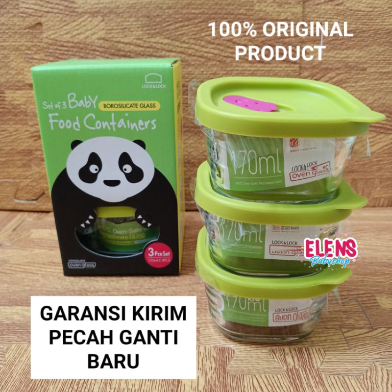 Lock n Lock baby food container wadah mpasi bayi set 170ml