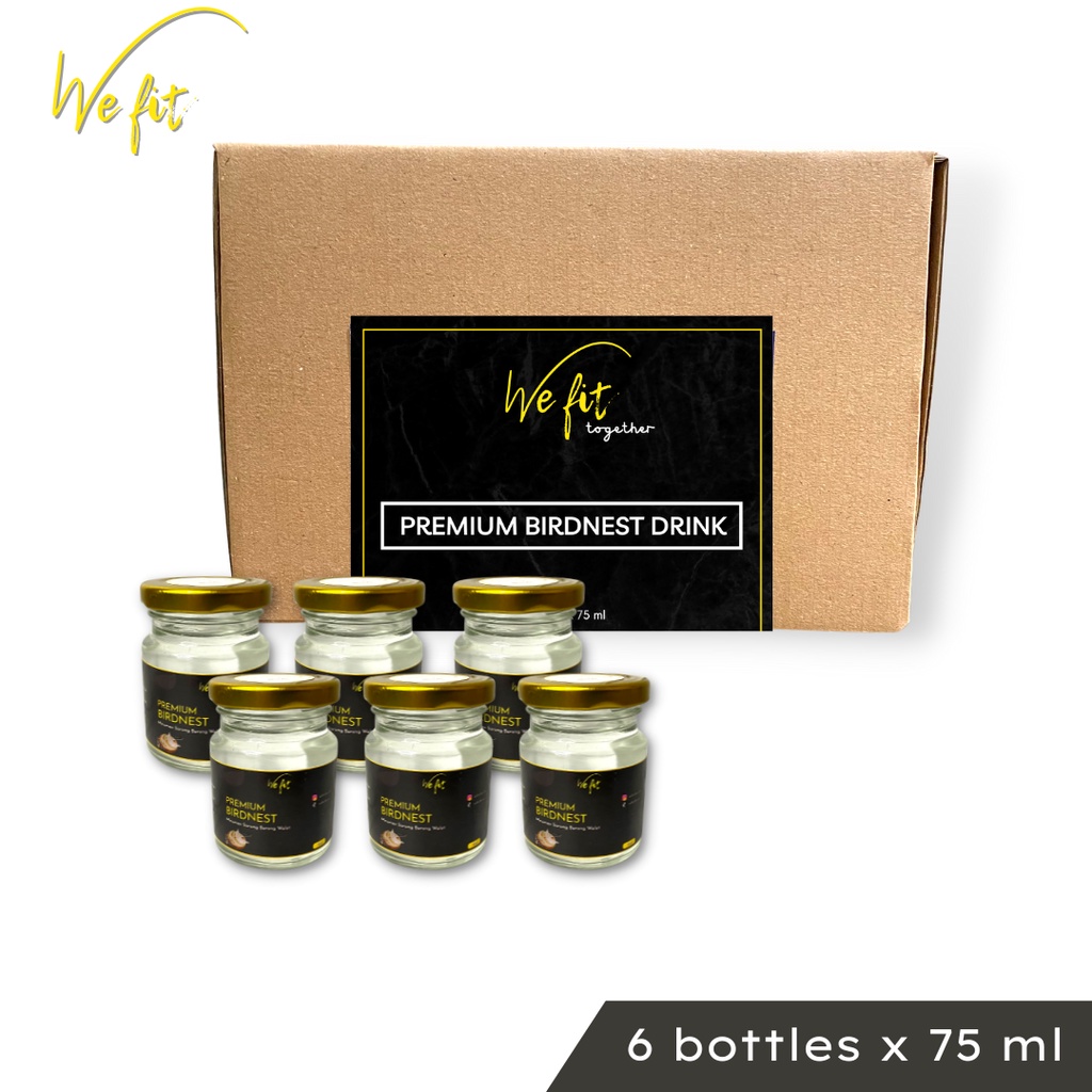 

Minuman Sarang Burung Walet Birdnest Drink - Wefit Signature Birdnest - 6 Jar x 75ml