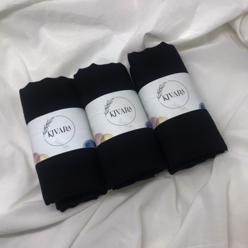 Hjab Paris PREMIUM / Segi 4 / Part 4 Hitam & Putih Sekolah