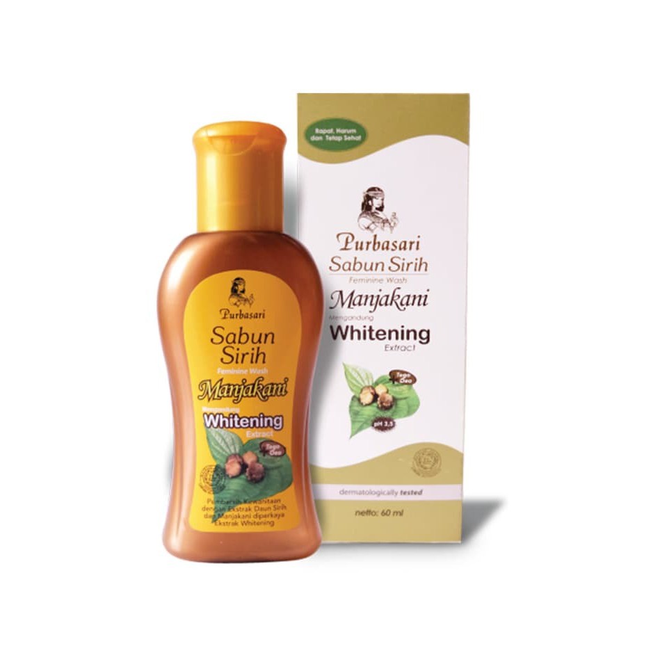 PURBASARI Sabun Sirih Manjakani 60ml BPOM / Sabun Pembersih Kewanitaan BY AILIN