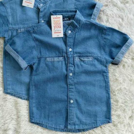 ☁ GROSIR BAJU KEMEJA JEANS ANAK / KEMEJA JEANS ANAK / KEMEJA ANAK LAKI LAKI / GROSIR JEANS ANAK ➮
