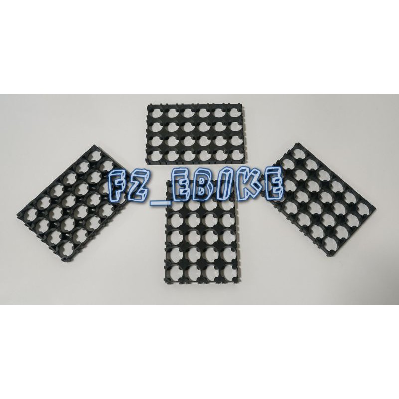 holder baterai battery lithium ion 18650 4 x 6