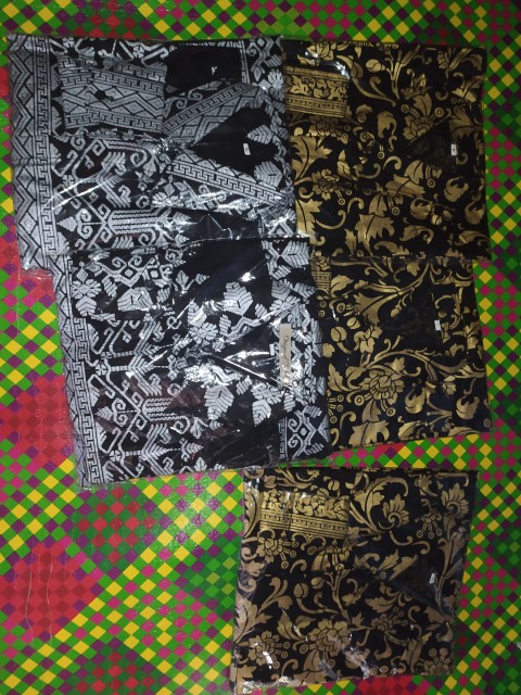 Batik Kondangan Baju Kondangan Pria Kemeja Batik Cowok Motif Etnik Emas