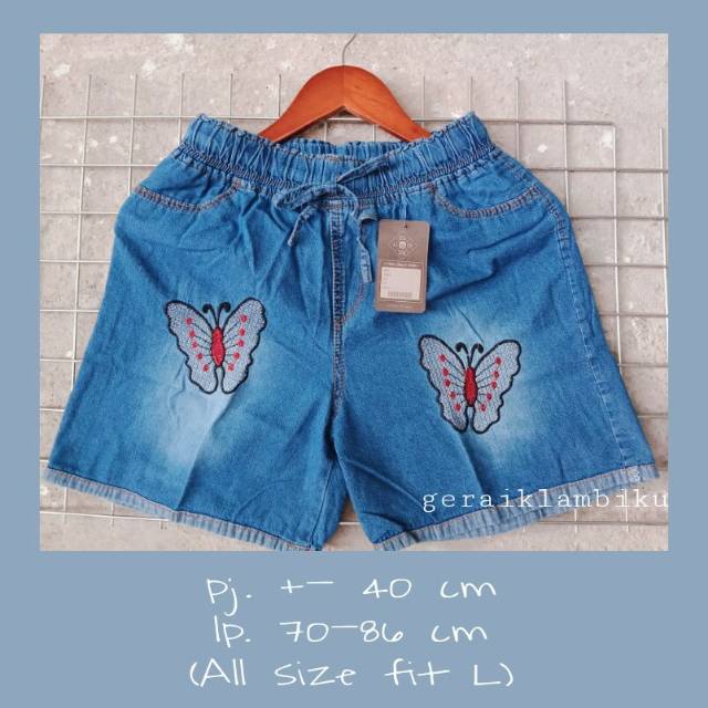 HOTPANTS JEANS HOTPANTS MOTIF