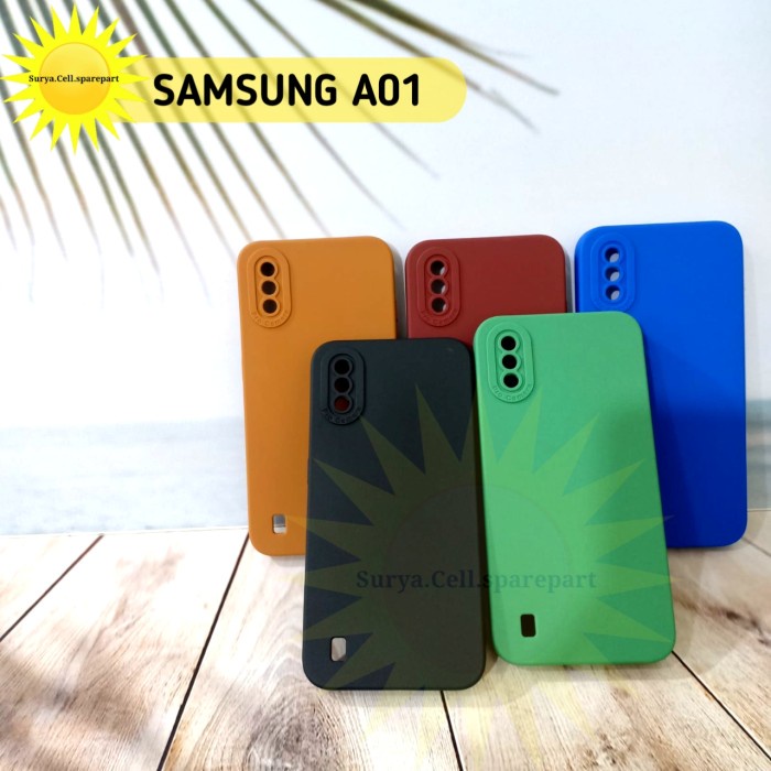 Case Slim Matte Pro Camera Samsung A01 M01 - SC