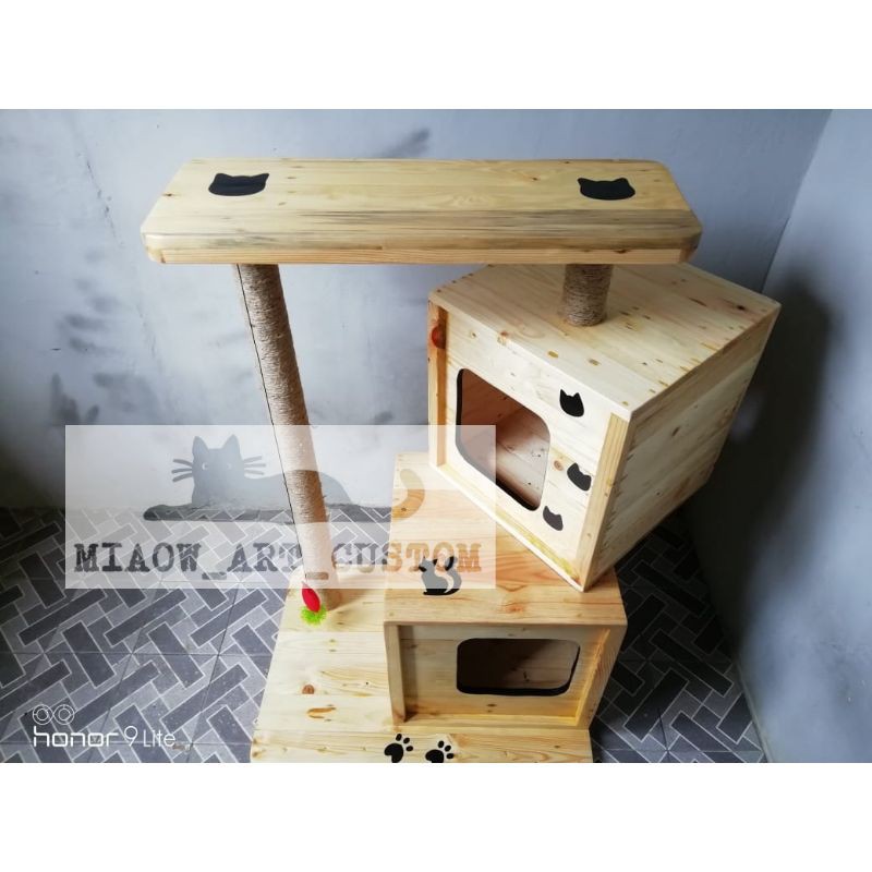 CAT CONDO NATURAL || CAT CONDO UNIK || RUMAH KUCING