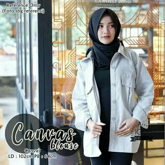 Jaket wanita abu - abu