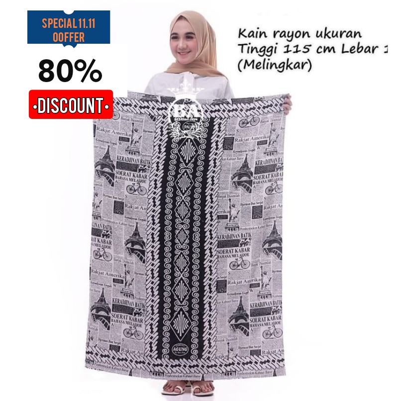 SARUNG KORAN GLOYOR MONOCHROM REMAJA WANITA / SANTUNG GOYOR GLOYOR