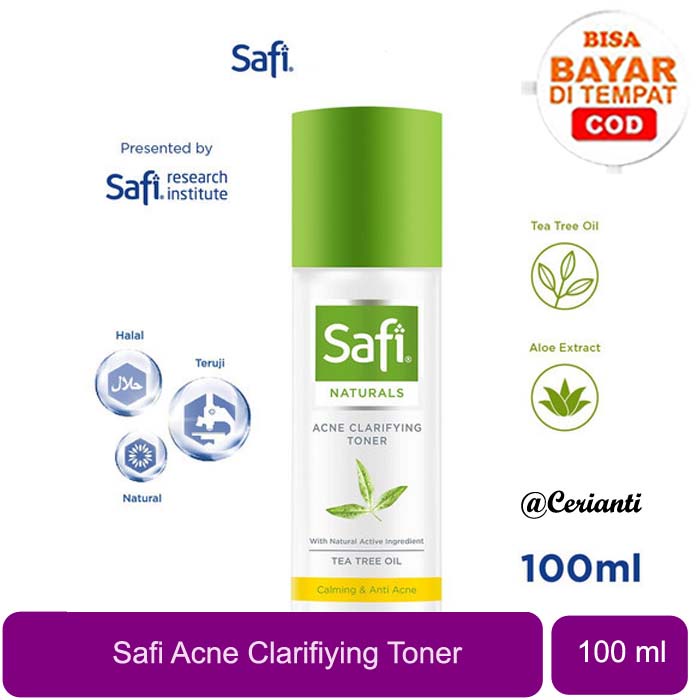 Safi Naturals Acne Clarifying Toner Toning Lotion 100ml_Cerianti