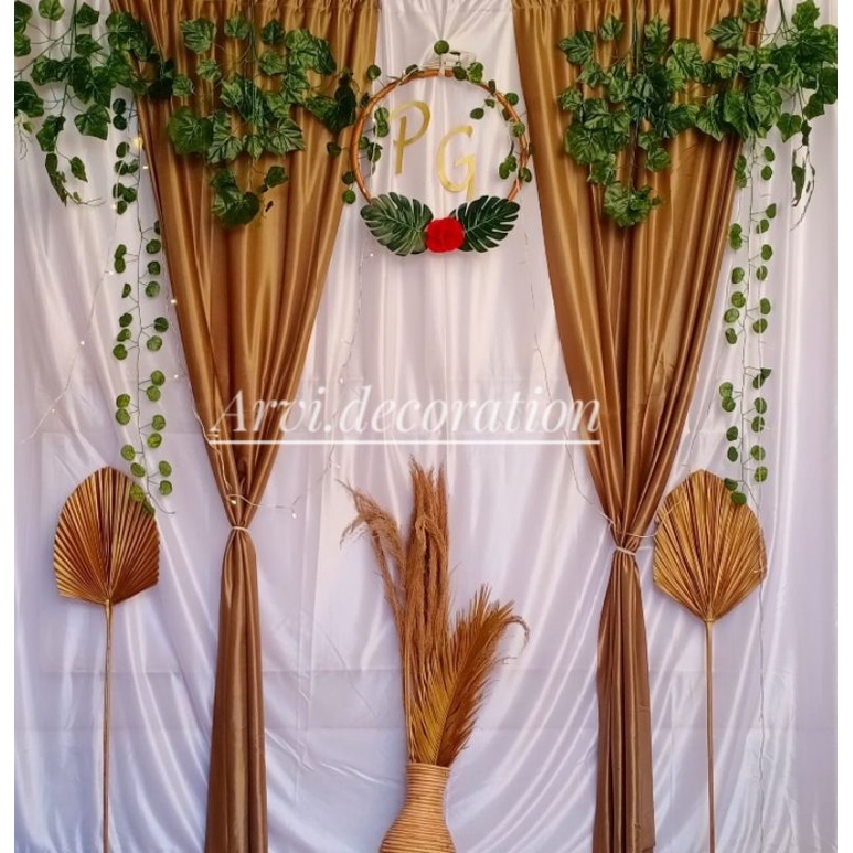 Backdrop lamaran paket dekorasi lamaran akad aqiqah khitan