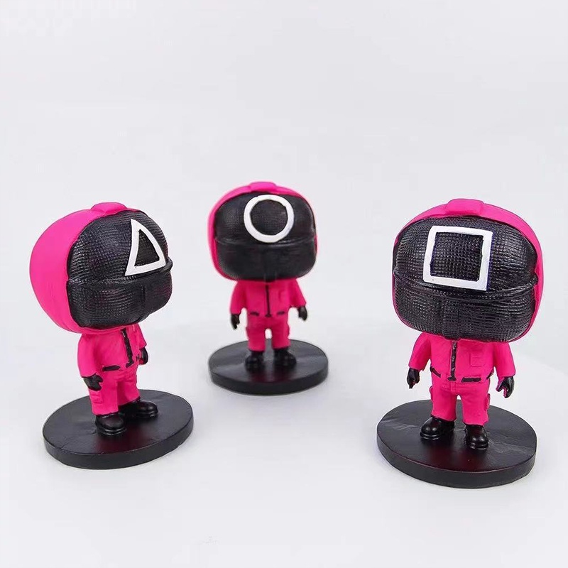 【COD】Korea Game Cumi-Cumi Dengan Figur Game Kreatif Ornamen Mainan Bertopeng Yang Sama