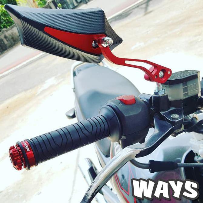 Kualitas Terbaik X036 Spion Tomok Batman Variasi Motor Supra 125 GTR Revo Mx King ON SALE