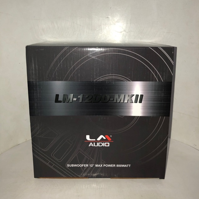 Subwoofer Pasif 12 inch LM Audio LM-12DD MKII MK2 LM12DD LM 12 DD Sub Pasif Bass Audio Mobil Asli