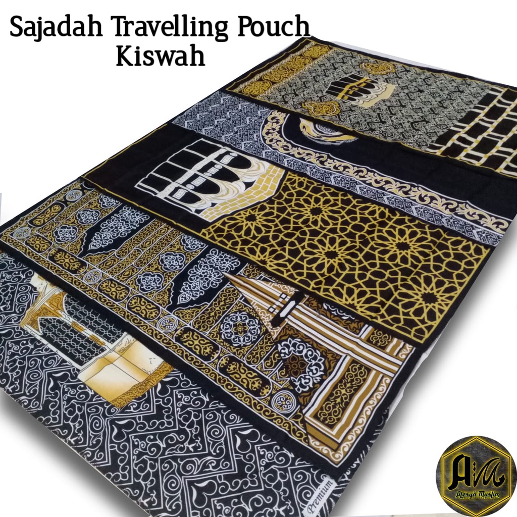 Sajadah Travelling Pouch/Saku Motif Kiswah