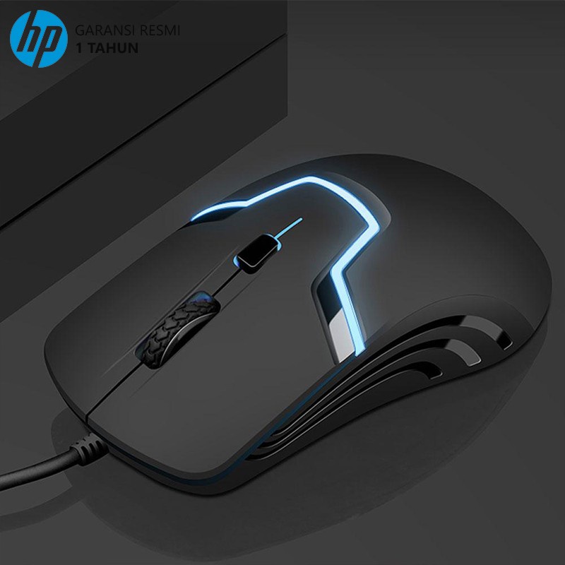 Mouse Gaming HP M100S - 1600DPI RGB USB Wired