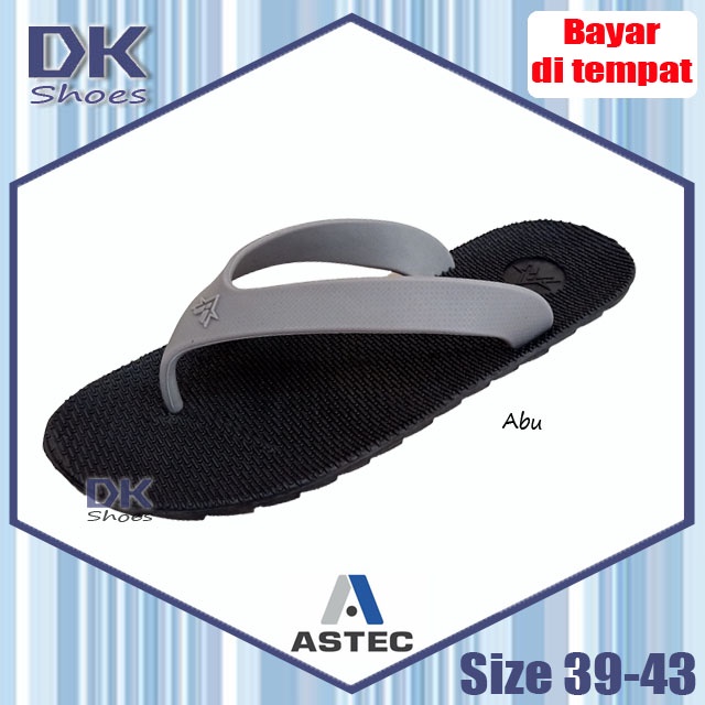 Astec 39-43 Sandal Jepit PVC Pria / Sandal Jepit Santai Tahan Air