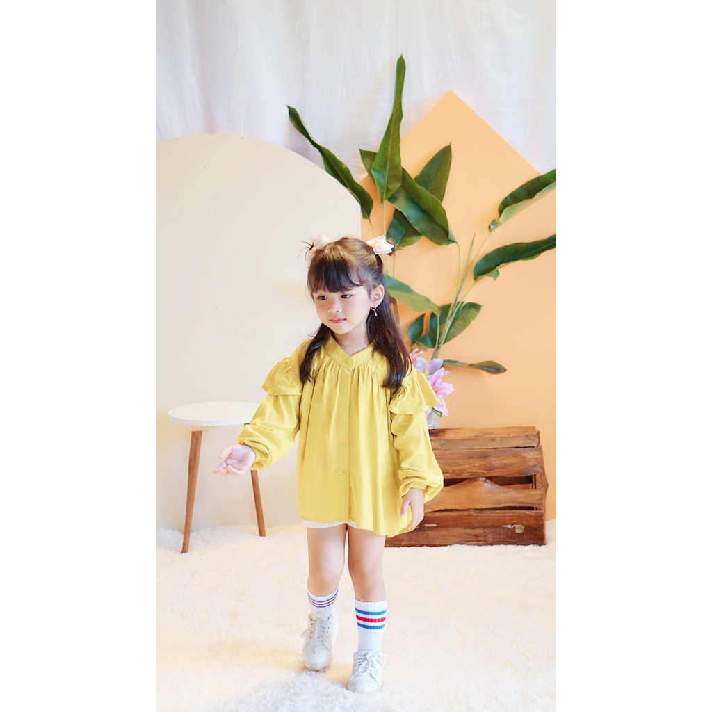 Blouse Anak Perempuan Tangan Panjang | CURLY BLOUSE SPARKLE | CURLY BLOUSE LONG SLEEVE SPARKLE