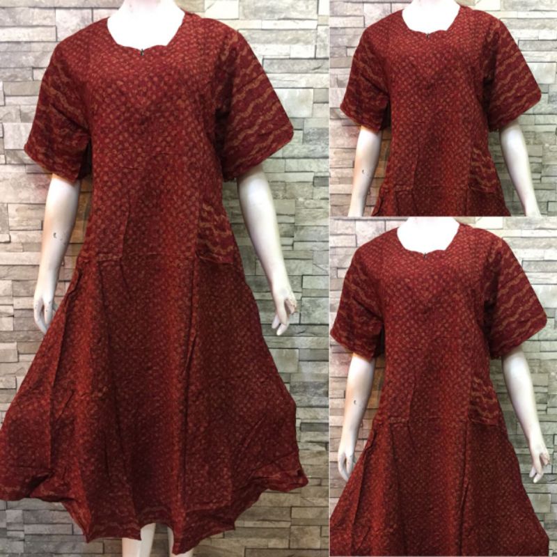 2. DASTER MARINA HANA RESLETING | BATIK PEKALONGAN | DASTER BATIK KEKINIAN CAP TEBAL | PUTRI DIANA-Resleting 11