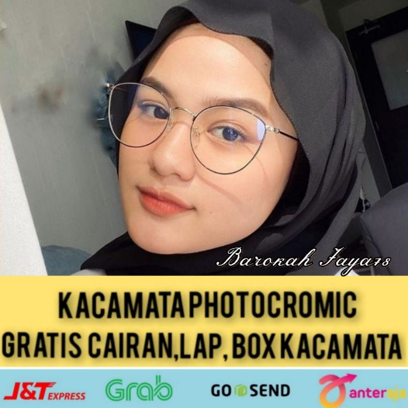 KACAMATA WANITA TERBARU,KACAMATA MINUS,KACAMATA 6073,KACAMATA PAKET LENSA PHOTOCROMIC, KACAMATA 6073