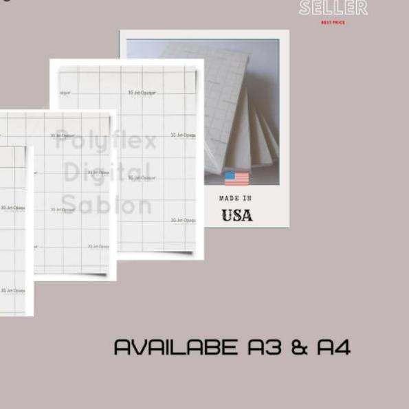 

➦ 3G JET OPAQUE TRANSFER PAPER DARK MADE IN USA Ukuran A3 ♡