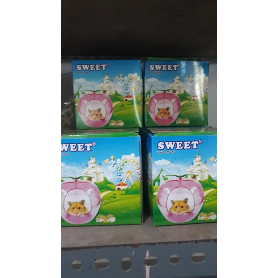 Sweet Apple untuk tempat bersembunyi hamster