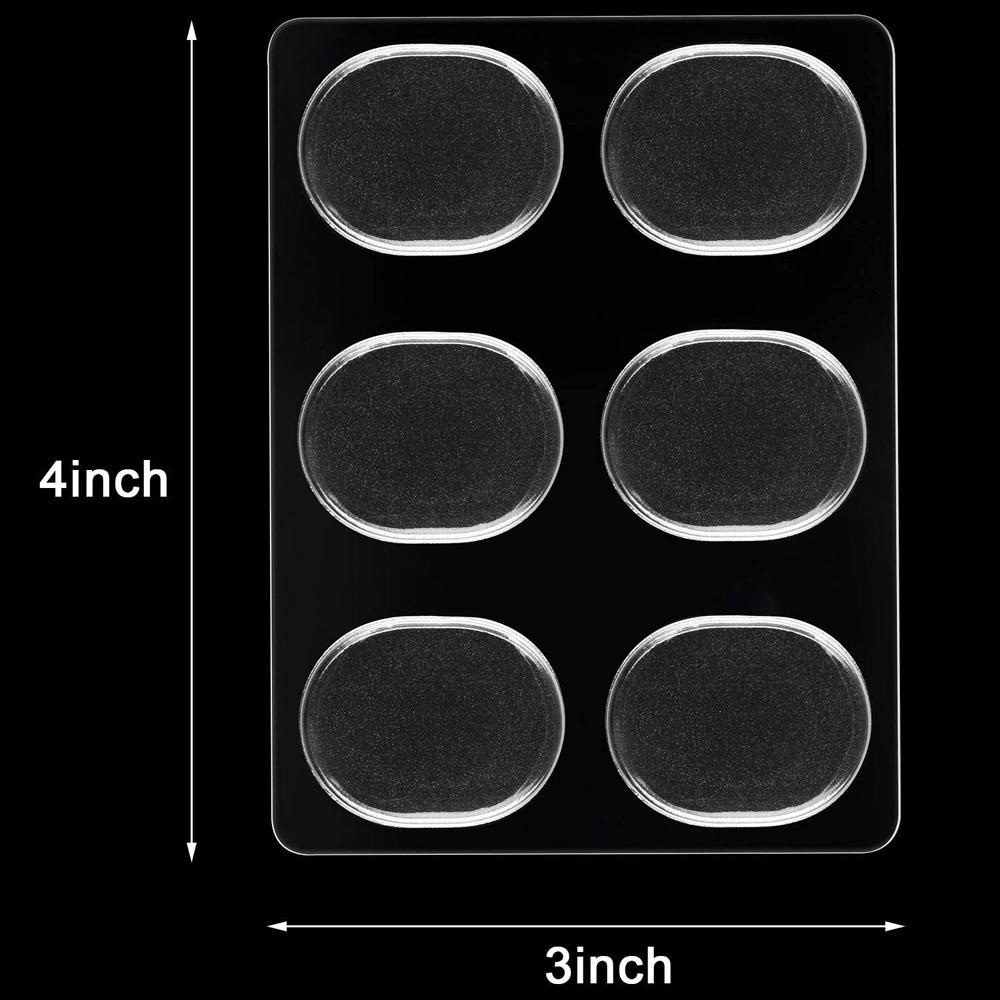 Nickolas1 Drum Mute Pads Drums Tone Control 6pcs/set Drum Knalpot Shock Absorb Transparan Perkusi Drum Damper