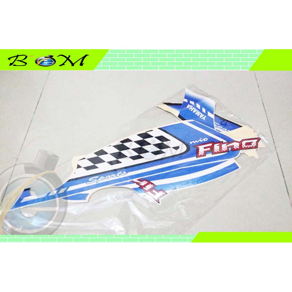 Striping Stiker Sticker yamaha mio fino sporty sports 2012 putih biru