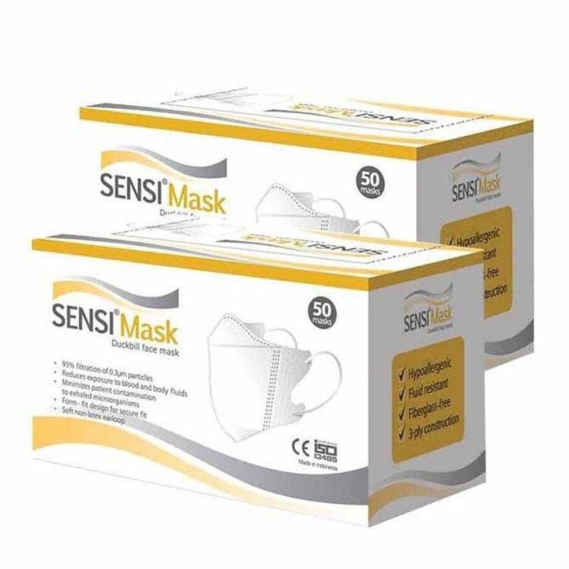 MASKER SENSI DUCKBILL 1 BOX 50 PCS MURAH