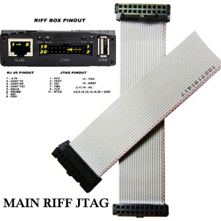 MAIN KABEL RIFF JTAG BOX 20pin CABLE HEADER