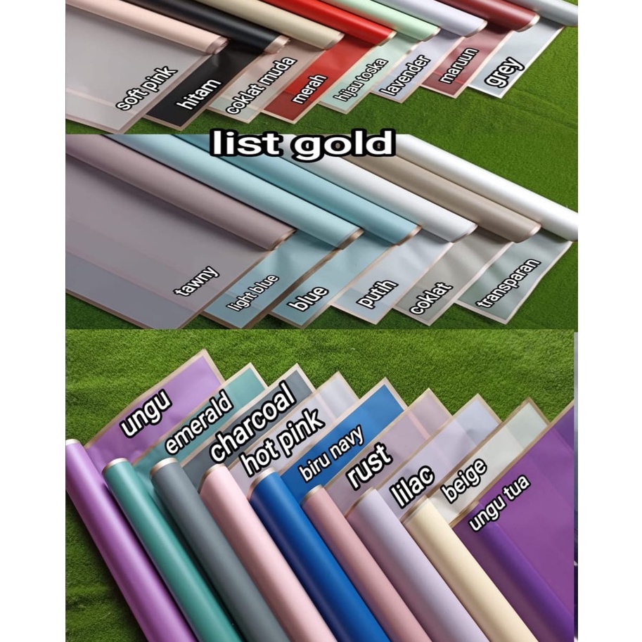 

3 kertas buket 12000#free packing #