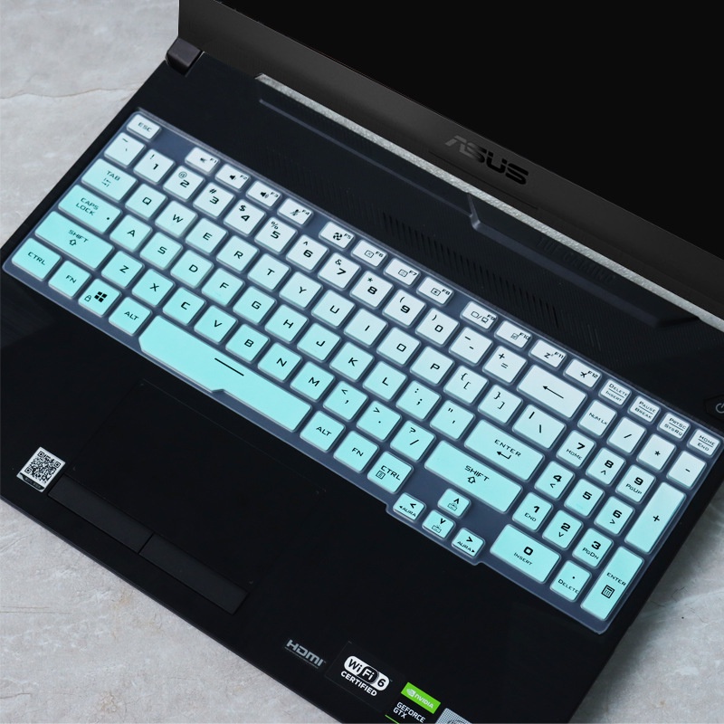 Cover Pelindung Keyboard Bahan Silikon Lembut Ultra Tipis Untuk Asus Tuf Gaming A15 Fa506 Fa506iu Fa506ii 15.6inci