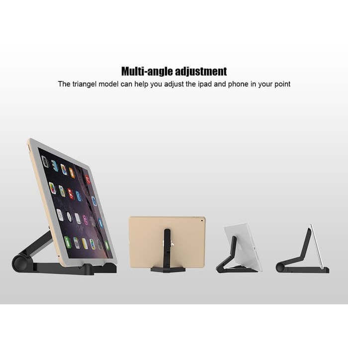 Portable Foid Stand Void Stand Phone Holder Dudukan Tablet Lipat