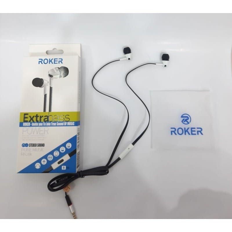 Handsfree Headset ROKER RK20K EXTRABASS Earphone ROKER RK20K EXTRA BASS-3