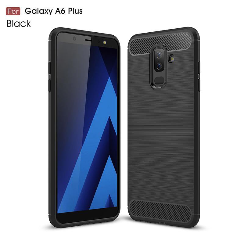 Case Samsung A6 2018Plus Soft Case Ipaky Carbon