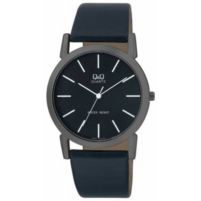 Jam Tangan Pria Original QQ QnQ Q&Q Kulit