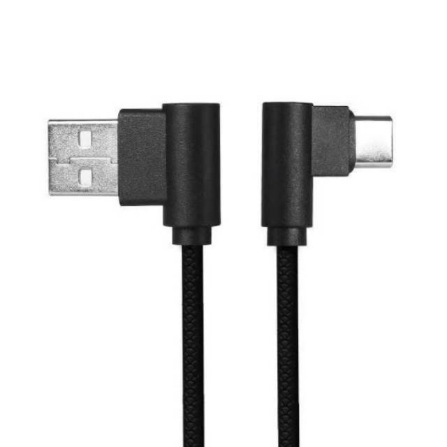 Kabel Data Gaming L Shape 90 Derajat Micro USB
