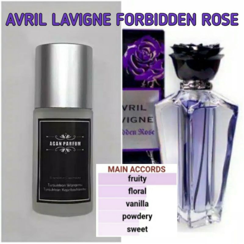 Jual Forbidden Rose Avril Lavigne By Agan Parfum Shopee Indonesia