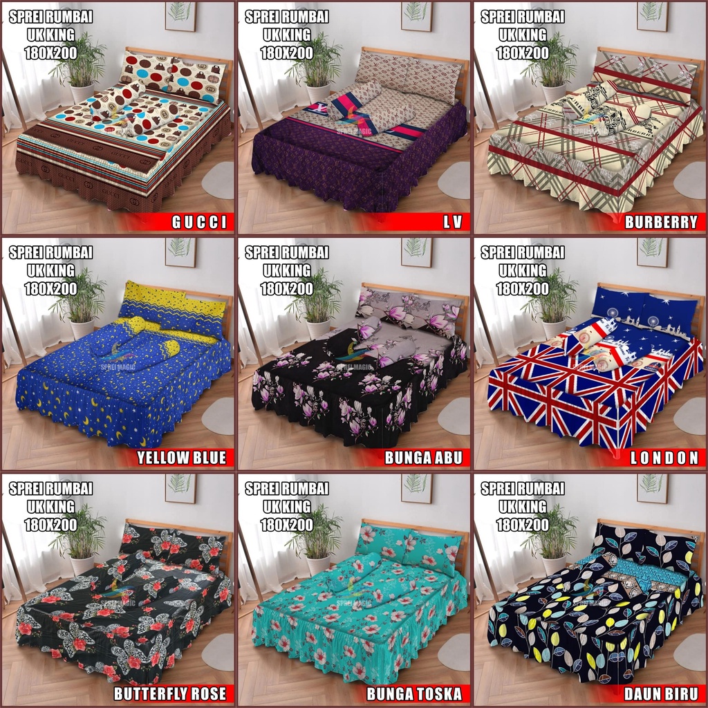 SPREI RUMBAI UK 180 X 200