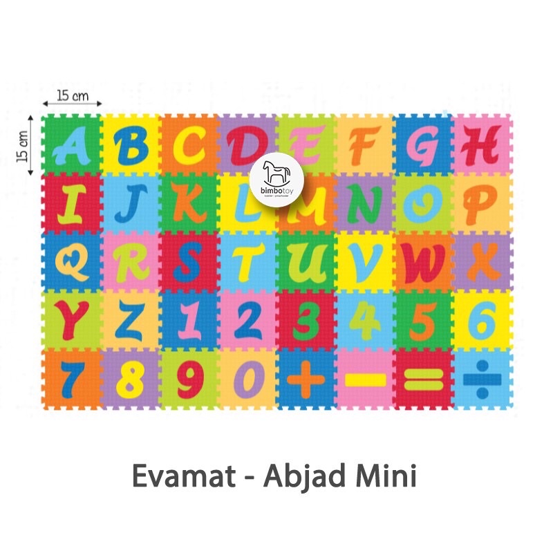 Matras Alas Lantai Karpet Puzzle Unimats - Abjad Mini