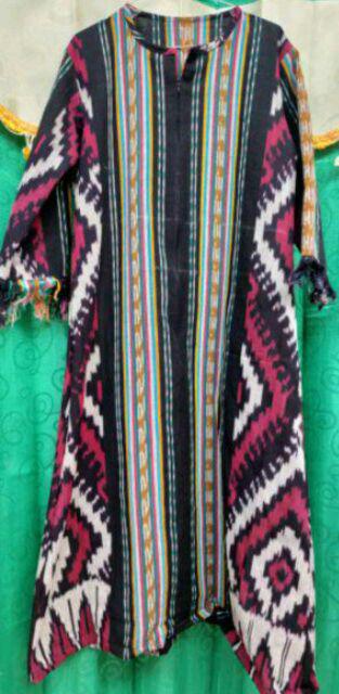 Dress Tenun Dress Etnik, Baju Tenun Baju Etnik, Wedding Dress Murah | Rogo Ethnic