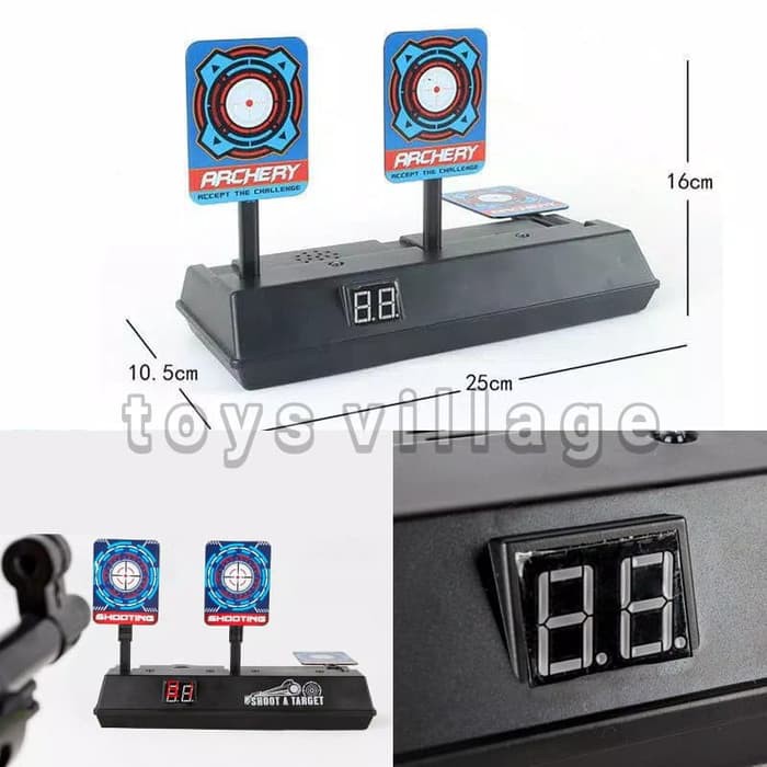 nerf electronic target board