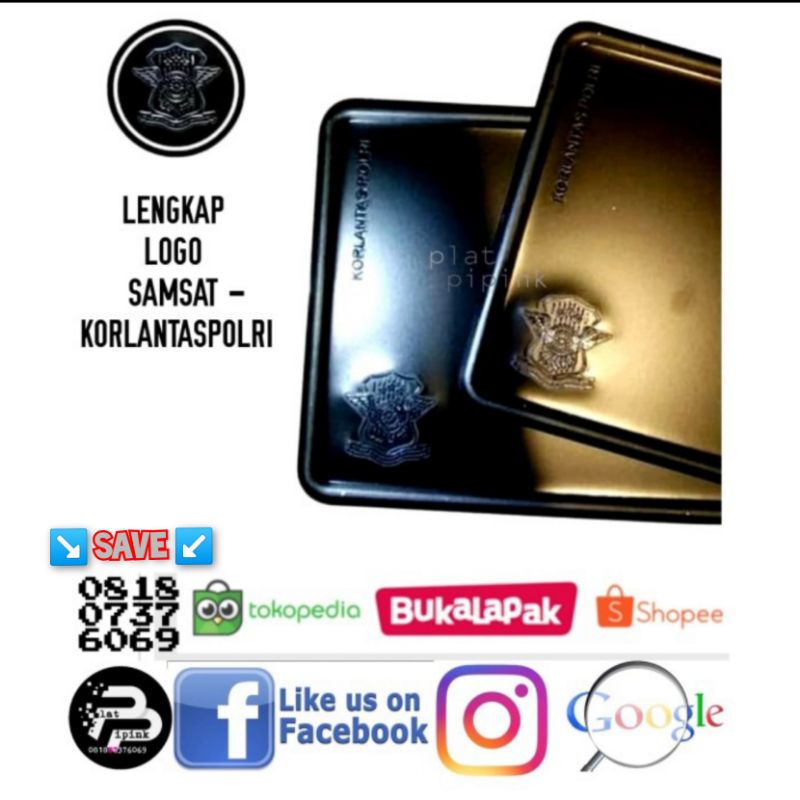 NEW PLAT MOBIL BUNGLON REFLEKTIF
