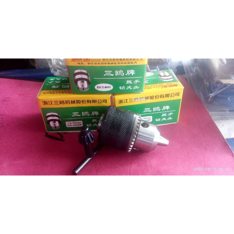 KEPALA BOR 10 MM / CHUCK BOR 10 MM FOR MESIN BOR MT 60 MAKTEC