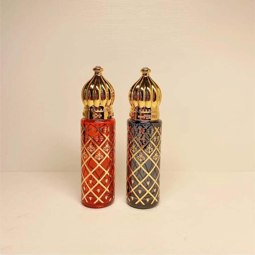 Agustinina Botol Roller Kaca Portable 8ml Krim Mata Dengan Roll On Cair Penyimpanan Kosmetik Wadah Isi Ulang Terpisah
