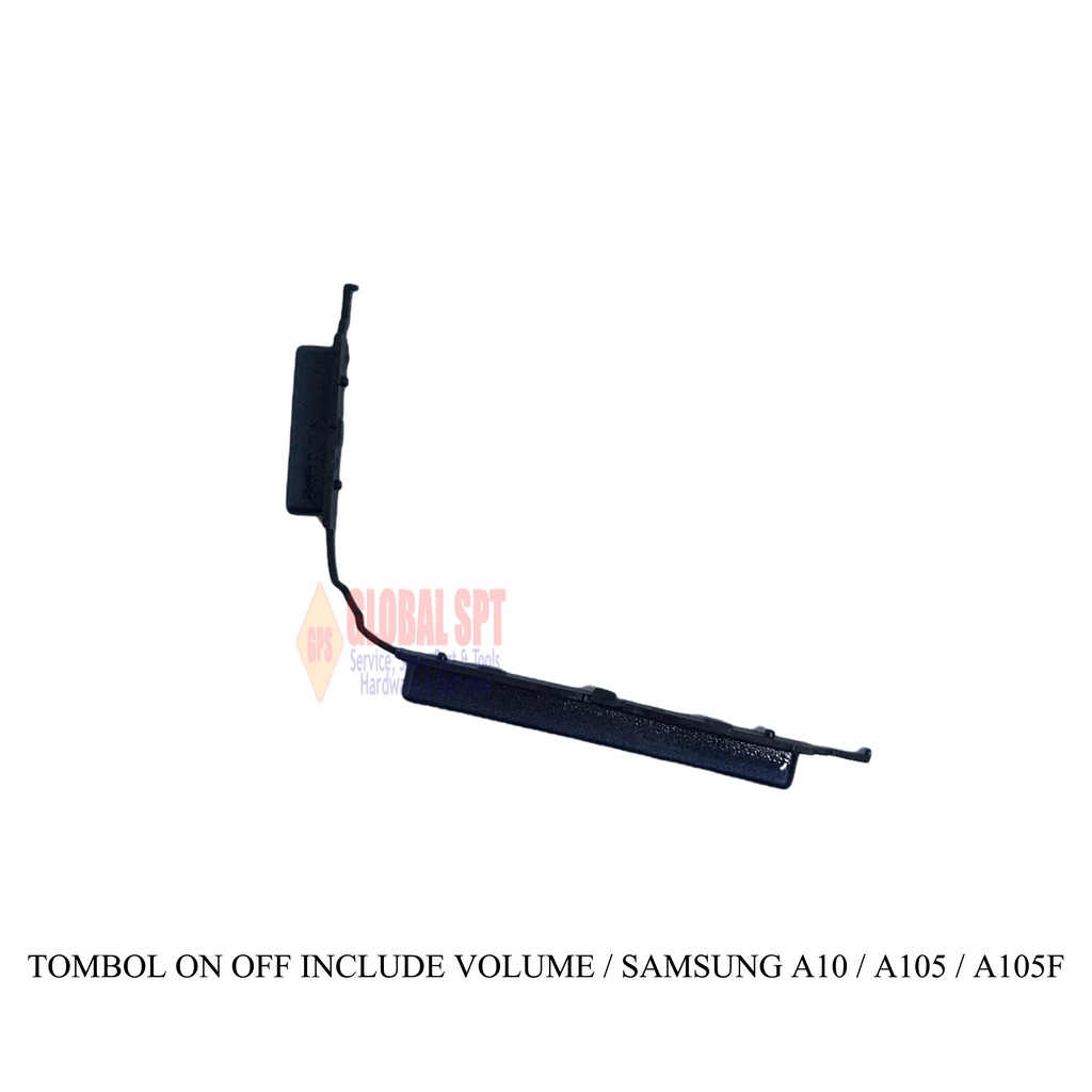 TOMBOL LUAR SAMSUNG A10 ON OFF INCLUDE VOLUME / A105 / A105F / TOMBOL RUBBER