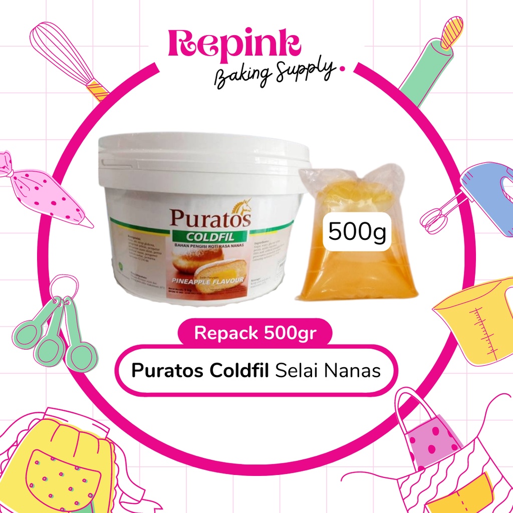 

Puratos Coldfil Selai Nanas Repack 500gr | Selai Nanas Puratos 500gr