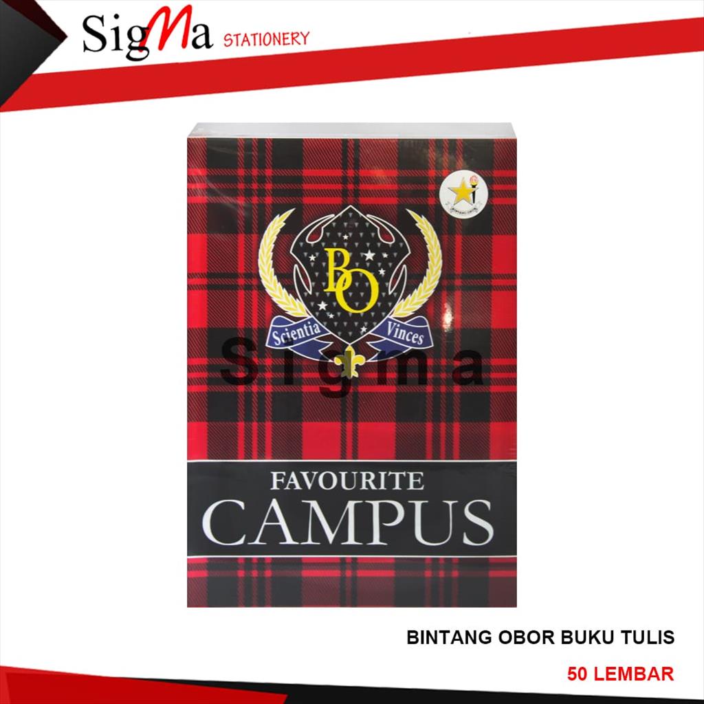 

Buku Tulis Big Boss / Buku Tulis Campus BINTANG OBOR 36 50 lbr (pack)