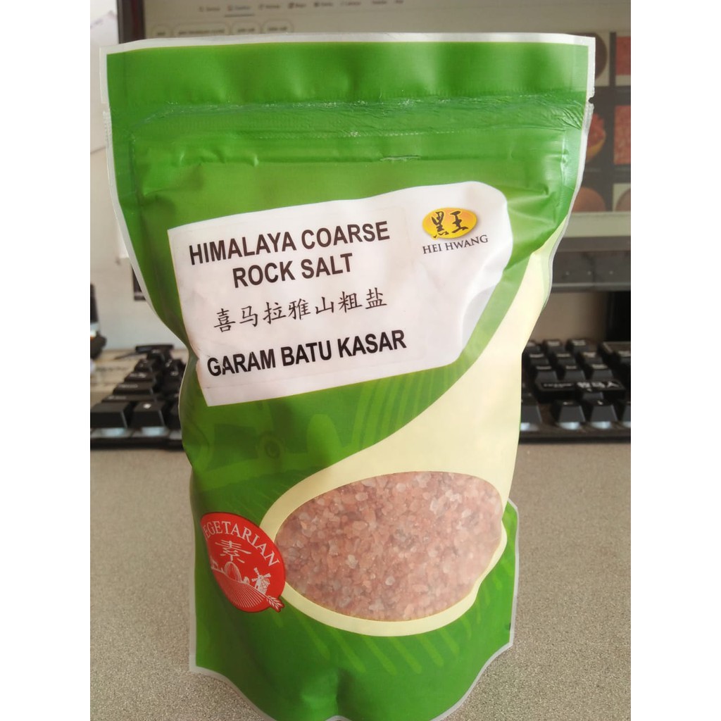 

Himalaya Salt Coarse 500g - Garam Himalaya Kasar ( 1 paket isi 1 pack )
