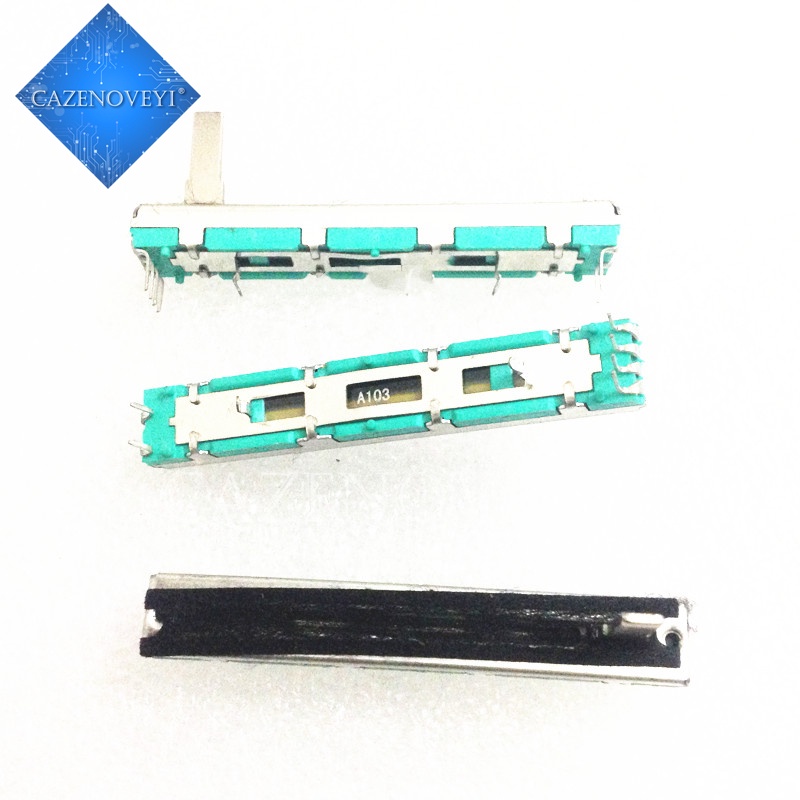 1pc potentiometer slide Lurus Ganda 6cm Untuk BEHRINGER 626 special A10K handle Panjang 15mmc